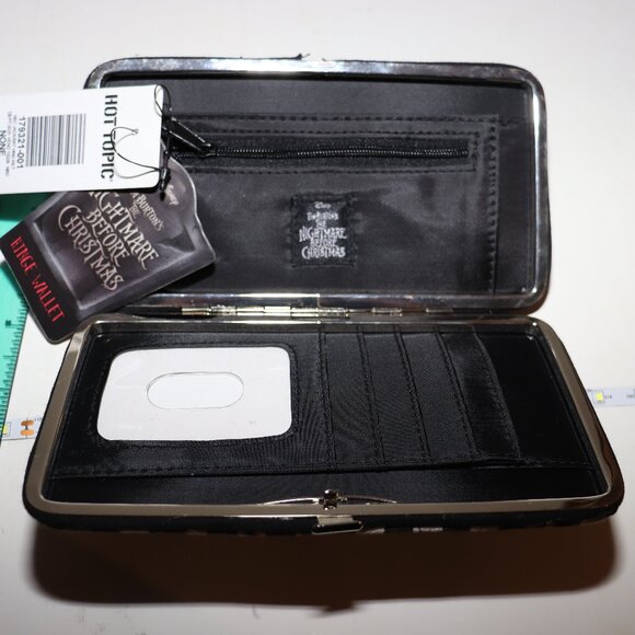 Nightmare before Christmas Jack Hinged Wallet Gothic Emo Purse Disney - Picture 3 of 3